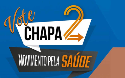 Imagem do logo da Chapa 2 na eleição para o Conselho de Usuários do Saúde Caixa