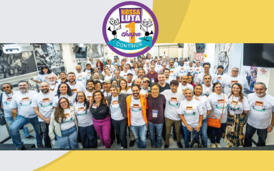 Imagem mostra integrantes da Chapa 1- Nossa Luta para a eleição da Apcef/sp (Divulgação)