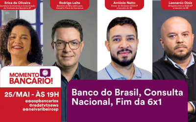 Arte mostra participantes do Momento Bancário