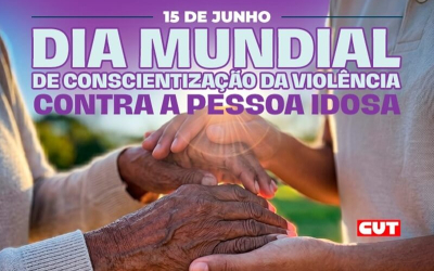 imagem mostra mãos de pessoas idosas dadas. sobre a imagem à o texto dia mundial da pessoa idosa