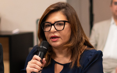 Neiva Ribeiro, presidenta do Sindicato e coordenadora do Comando Nacional dos Bancários (Foto: Seeb-SP)