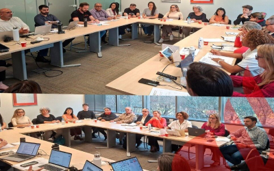 Segunda rodada de negociação da Campanha Nacional com o Santander abordou direitos coletivos, garantias de emprego, teletrabalho, diversidade e sustentabilidade (Foto: Contraf-CUT)