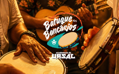 Arte divulgação do batuque dos bancários