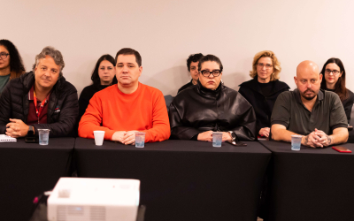 Foto dos representantes dos bancários do BB nesta oitava mesa de negociação com o banco