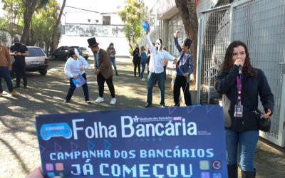 Sindicato lançou campanha no Largo 13, região comercial de Santo Amaro