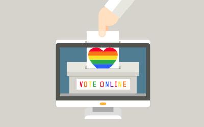 Arte sobre eleição ao Conselho Estadual LGBT