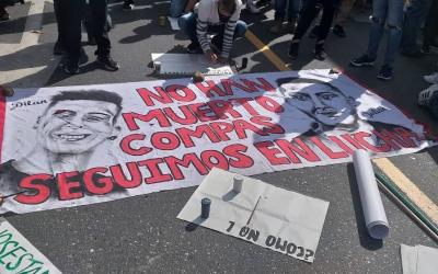 Protesto na Colômbia