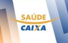 Imagem com o logo do Saúde Caixa