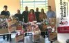 Entrega de doações da Bancário Solidário