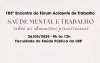 Arte tem informações sobre o 103 Forum de saúde mental na USP