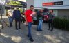 Protesto em agência fechada pelo Santander