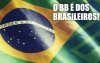 Imagem da bandeira do Brasil, acompanhada da frase "O bb é dos brasileiros"