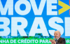 Imagem mostra Presidente da República, Luiz Inácio Lula da Silva, durante cerimônia alusiva ao lançamento do Move Aplicativos – linha de crédito para motoristas de aplicativo e taxistas