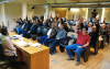 Bancários e bancárias paulistas aprovaram propostas que serão encaminhadas ao Encontro Nacional dos Trabalhadores do Santander (Foto: Seeb-SP)