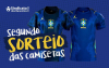 Imagem mostra camisa do segundo uniforme da seleção brasileira