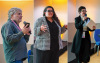 Foto de Alencar Ferreira, diretor Administrativo da Previ, Fernanda Lopes, coordenadora da CEBB, e Luciana Bagno, diretora de Risco Populacional, Saúde e Rede de Atendimento da Cassi