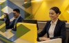 Imagem de bancários trabalhando em uma agência do Banco do Brasil
