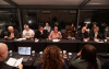 Foto da mesa de negociação nentre CEE Caixa e a Caixa