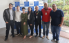 Imagem mostra dirigentes reunidos lado a lado