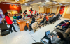 Reunião de organização da greve dos empregados da Caixa (Foto: Seeb-SP)