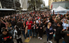 Bancários da Caixa protestam na avenida Paulista no 15º dia de greve
