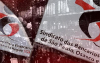 Imagem de bandeiras do Sindicato (Seeb-SP)