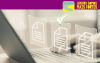 Imagem composta de elementos gráficos que remetem a documentos 