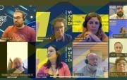 Imagem do print da tela da reunião virtual do GT criado para discutir e apresentar soluções para as demandas das Centrais de Relacionamento do Banco do Brasil (CRBBs)